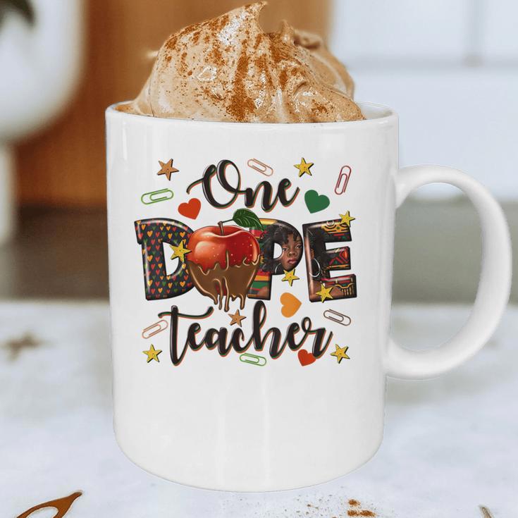 One Dope Teacher Graphic Print Coffee Mug, novelty gifts, funny gifts One Dope Teacher Graphic Print Coffee Mug, novelty gifts, funny gifts