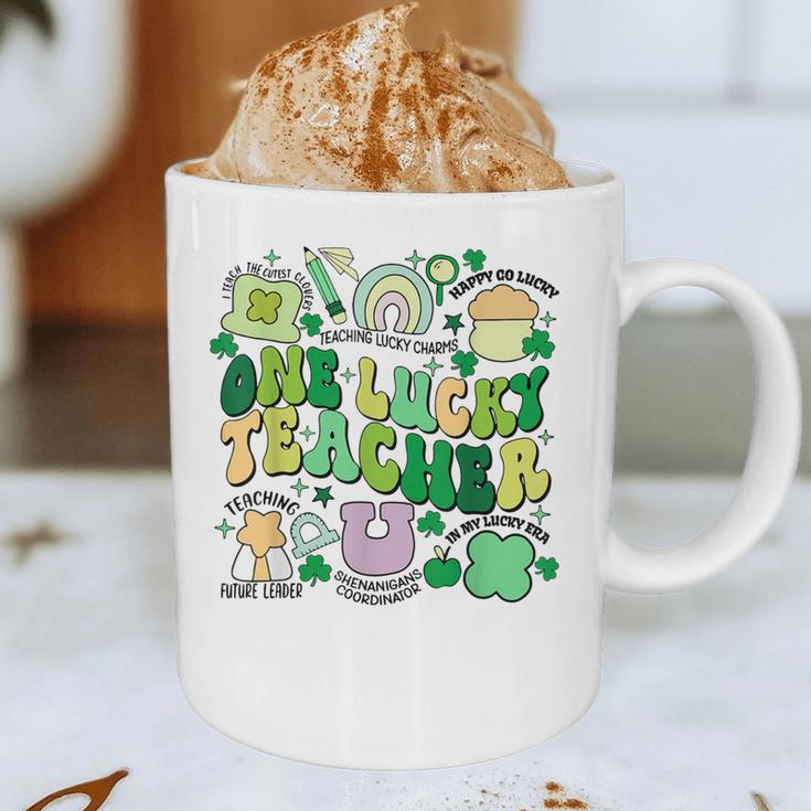 One Lucky Teacher St Patrick's Day Irish Teacher Lucky Era Graphic Print Coffee Mug, novelty gifts, funny gifts One Lucky Teacher St Patrick's Day Irish Teacher Lucky Era Graphic Print Coffee Mug, novelty gifts, funny gifts