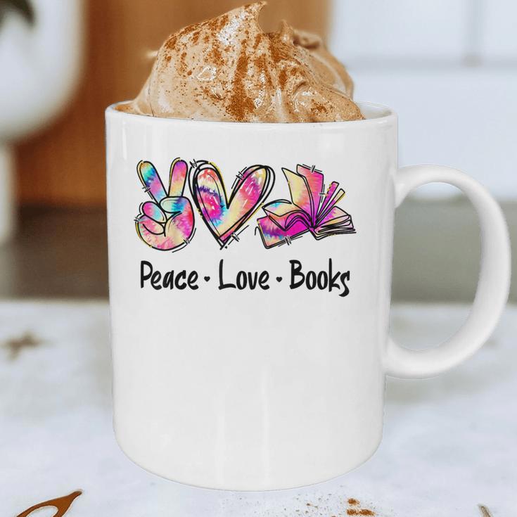 Peace Love Books Librarian Teacher Life Book Library Tie Dye Graphic Print Coffee Mug, novelty gifts, funny gifts Peace Love Books Librarian Teacher Life Book Library Tie Dye Graphic Print Coffee Mug, novelty gifts, funny gifts