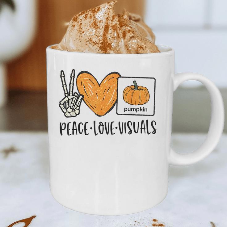 Peace Love Visuals Sped Teacher Pumpkin Skeleton Halloween Graphic Print Coffee Mug, novelty gifts, funny gifts Peace Love Visuals Sped Teacher Pumpkin Skeleton Halloween Graphic Print Coffee Mug, novelty gifts, funny gifts