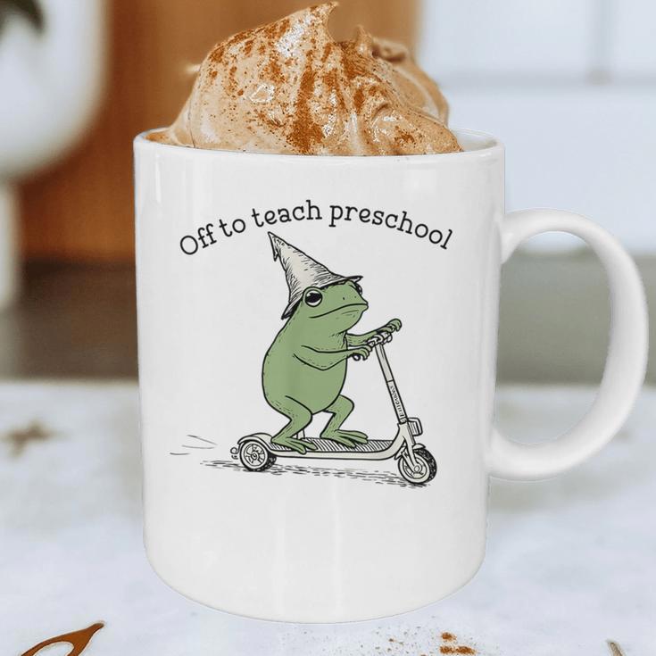 Pre K Grade Teacher Frog Back To School Preschool Graphic Print Coffee Mug, novelty gifts, funny gifts Pre K Grade Teacher Frog Back To School Preschool Graphic Print Coffee Mug, novelty gifts, funny gifts