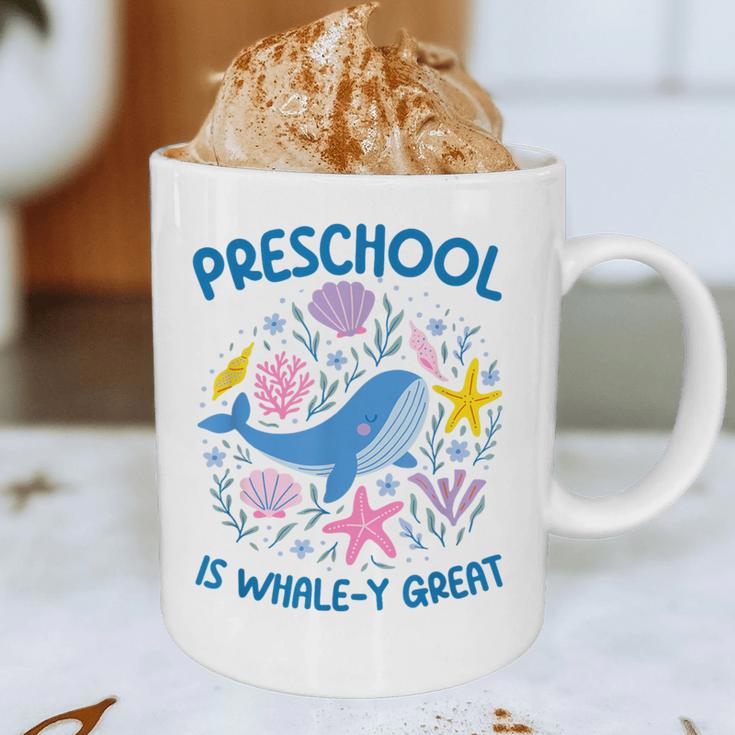 Preschool Is Whale-y Great Preschool Teacher Graphic Print Coffee Mug, novelty gifts, funny gifts Preschool Is Whale-y Great Preschool Teacher Graphic Print Coffee Mug, novelty gifts, funny gifts