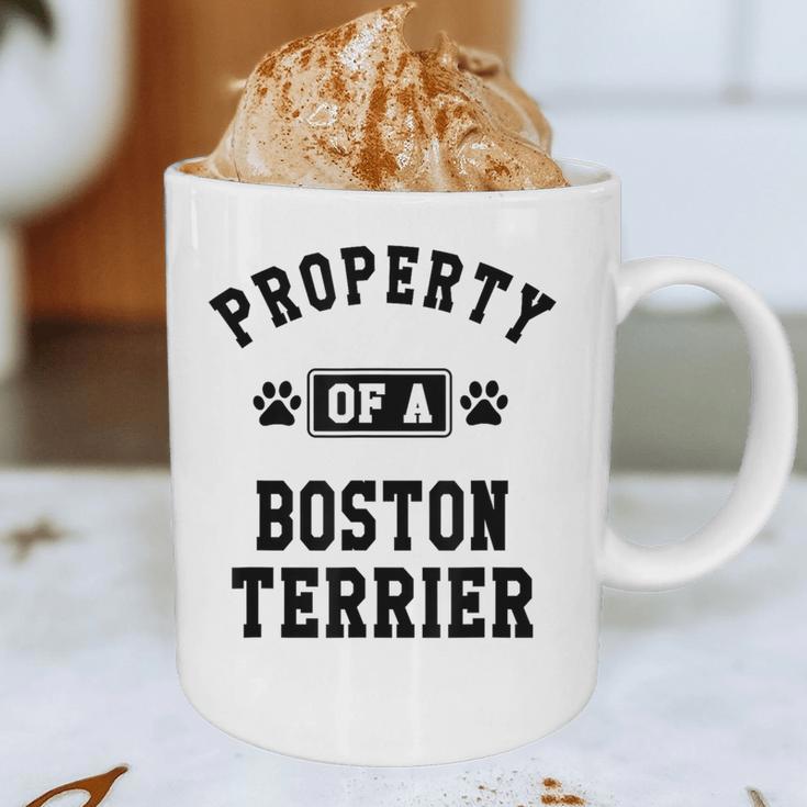 Property Of Boston Terrier Boston Terrier Shirt Graphic Print Coffee Mug, novelty gifts, funny gifts