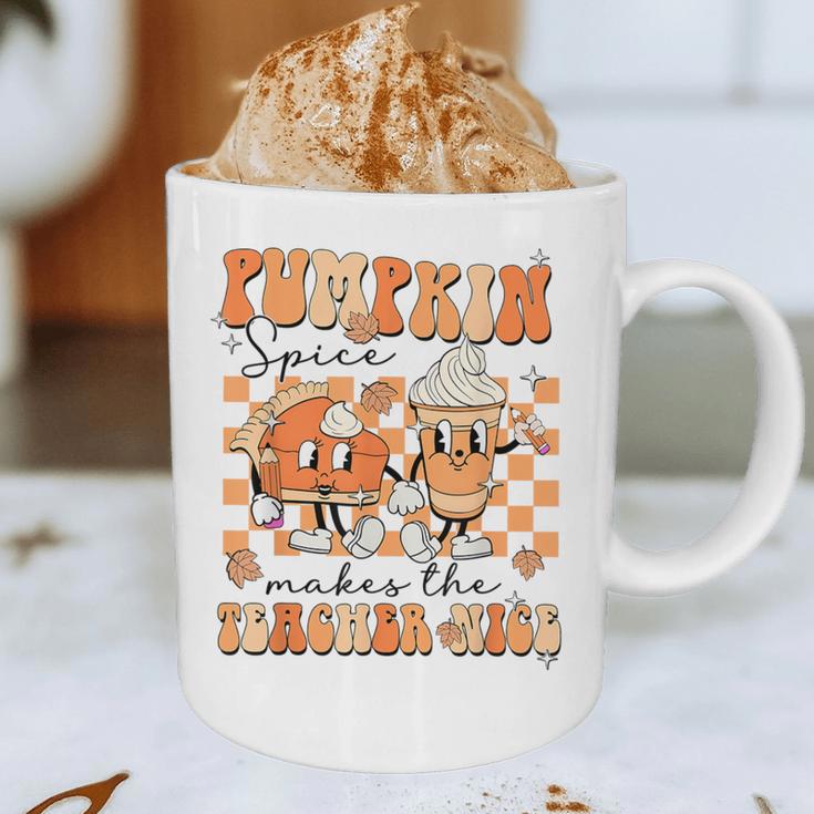 Pumpkin Spice Makes The Teacher Nice Teacher Graduation Graphic Print Coffee Mug, novelty gifts, funny gifts Pumpkin Spice Makes The Teacher Nice Teacher Graduation Graphic Print Coffee Mug, novelty gifts, funny gifts
