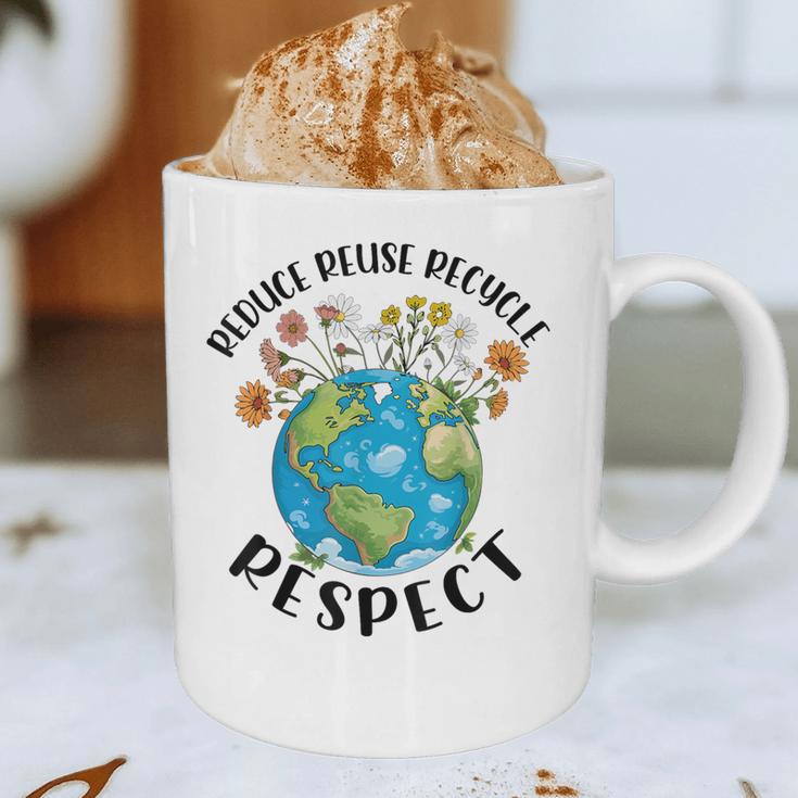 Reduce Reuse Recycle Respect Earth Day Teacher Girl Women Graphic Print Coffee Mug, novelty gifts, funny gifts Reduce Reuse Recycle Respect Earth Day Teacher Girl Women Graphic Print Coffee Mug, novelty gifts, funny gifts