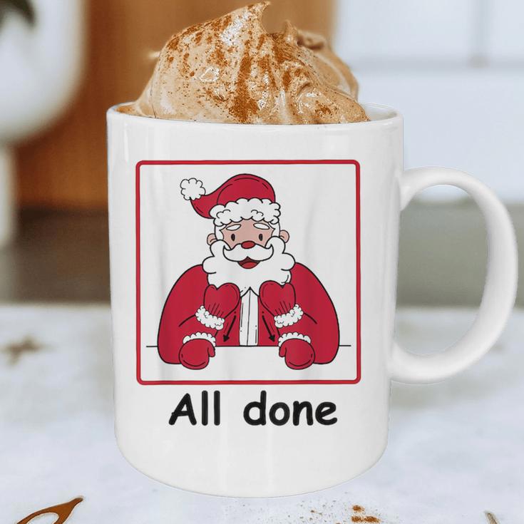 Retro All Done Christmas Special Ed Teacher Team Santa Women Graphic Print Coffee Mug, novelty gifts, funny gifts Retro All Done Christmas Special Ed Teacher Team Santa Women Graphic Print Coffee Mug, novelty gifts, funny gifts