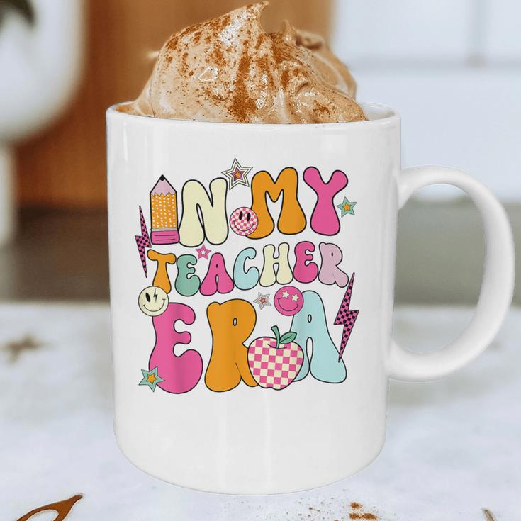 Retro Groovy In My Teaching Era Best Teacher Appreciation Graphic Print Coffee Mug, novelty gifts, funny gifts Retro Groovy In My Teaching Era Best Teacher Appreciation Graphic Print Coffee Mug, novelty gifts, funny gifts