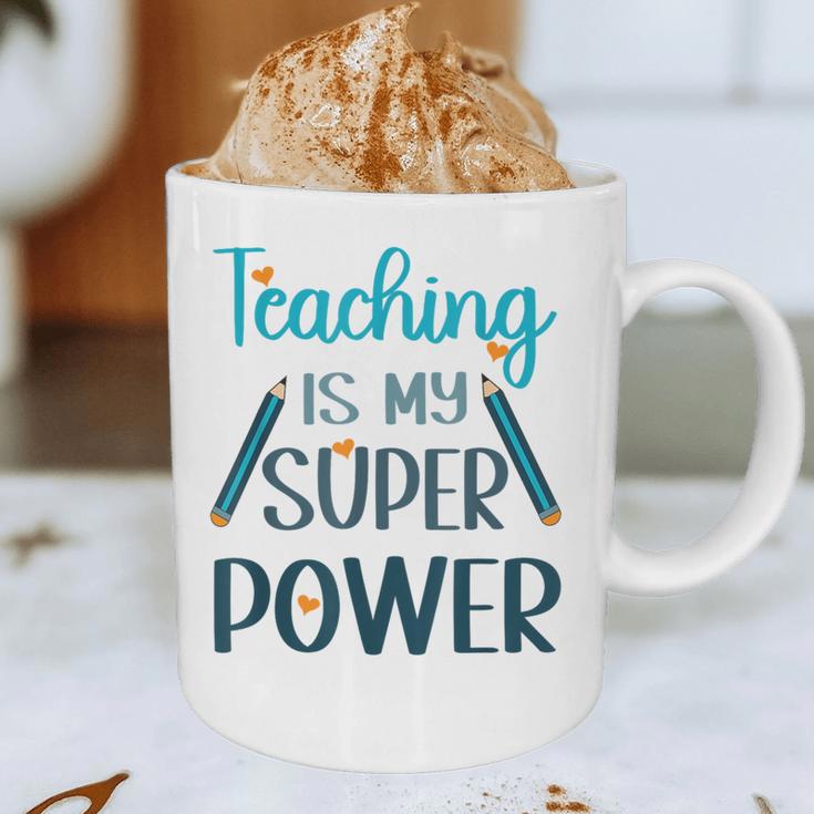 Retro Groovy Teaching Is My Super Power Teacher's Present Men Women Graphic Print Coffee Mug, novelty gifts, funny gifts Retro Groovy Teaching Is My Super Power Teacher's Present Men Women Graphic Print Coffee Mug, novelty gifts, funny gifts