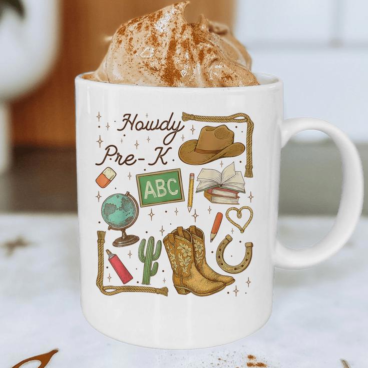 Retro Howdy Pre-K Back To School Western Teacher Graphic Print Coffee Mug, novelty gifts, funny gifts Retro Howdy Pre-K Back To School Western Teacher Graphic Print Coffee Mug, novelty gifts, funny gifts