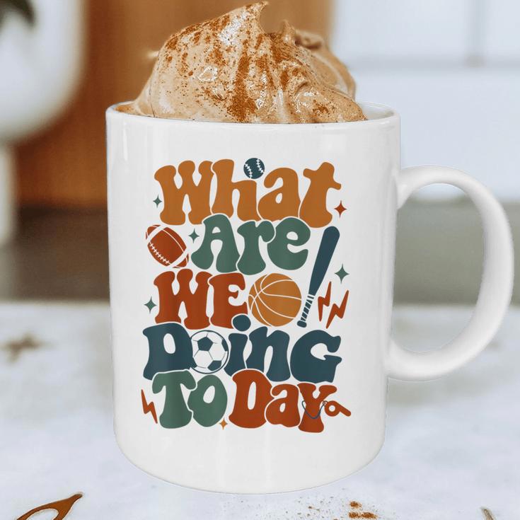 Retro PE Teacher What Are We Doing Today School Coach Women Graphic Print Coffee Mug, novelty gifts, funny gifts Retro PE Teacher What Are We Doing Today School Coach Women Graphic Print Coffee Mug, novelty gifts, funny gifts
