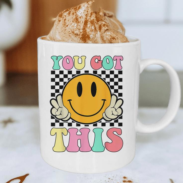 You Got This Retro Smile Motivational Testing Day Teacher Graphic Print Coffee Mug, novelty gifts, funny gifts You Got This Retro Smile Motivational Testing Day Teacher Graphic Print Coffee Mug, novelty gifts, funny gifts