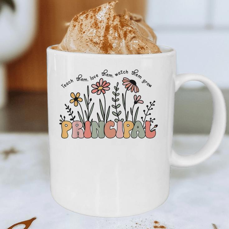 Retro Vintage Floral Principal Shirt For Women Teachers Day Graphic Print Coffee Mug, novelty gifts, funny gifts Retro Vintage Floral Principal Shirt For Women Teachers Day Graphic Print Coffee Mug, novelty gifts, funny gifts