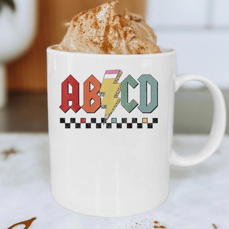 Rock Abcd Back To School Abcd Preschool Teacher Appreciation Graphic Print Coffee Mug, novelty gifts, funny gifts Rock Abcd Back To School Abcd Preschool Teacher Appreciation Graphic Print Coffee Mug, novelty gifts, funny gifts