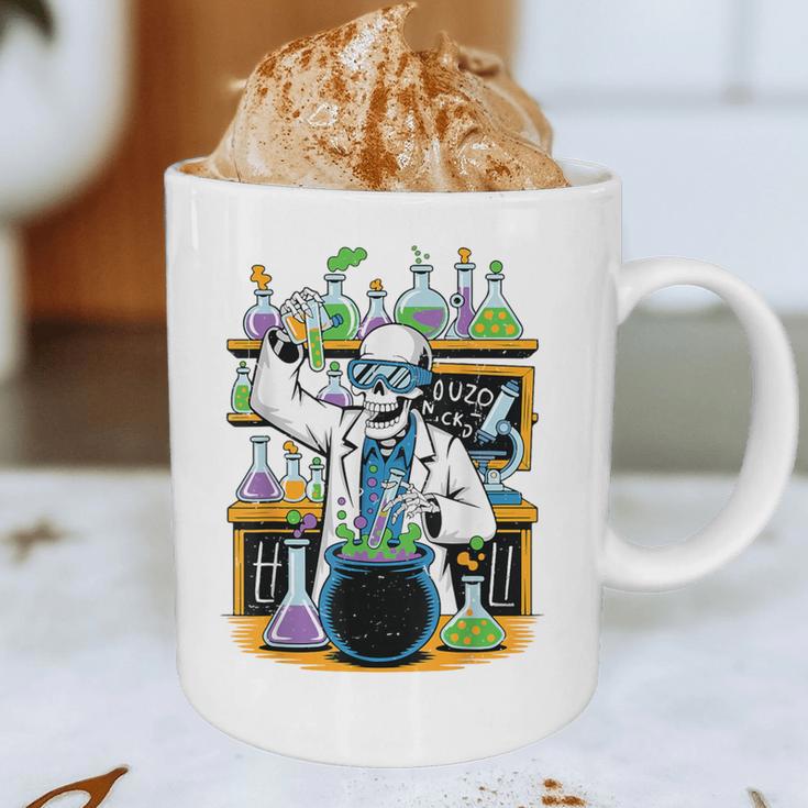 Skeleton Mad Scientist Halloween Costume Science Teacher Graphic Print Coffee Mug, novelty gifts, funny gifts Skeleton Mad Scientist Halloween Costume Science Teacher Graphic Print Coffee Mug, novelty gifts, funny gifts