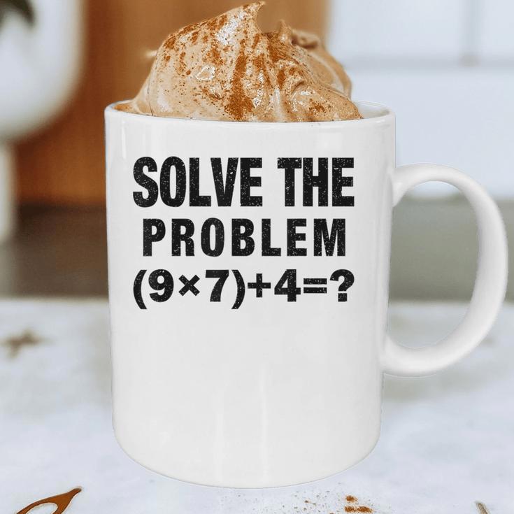 Solve The Problem 9×74 Math Teacher Graphic Print Coffee Mug, novelty gifts, funny gifts Solve The Problem 9×74 Math Teacher Graphic Print Coffee Mug, novelty gifts, funny gifts