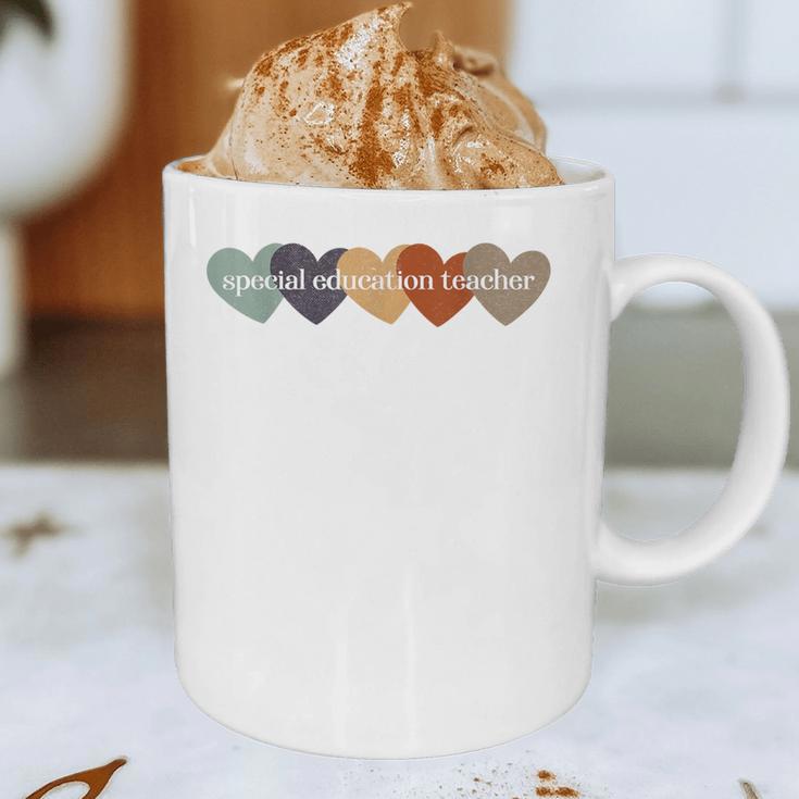 Special Education Teacher Heart Back To School Teach Rainbow Men Women Girls Kids Graphic Print Coffee Mug, novelty gifts, funny gifts Special Education Teacher Heart Back To School Teach Rainbow Men Women Girls Kids Graphic Print Coffee Mug, novelty gifts, funny gifts