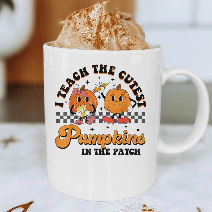 I Teach The Cutest Pumpkins In The Patch Halloween Teacher For Men Women Kids Graphic Print Coffee Mug, novelty gifts, funny gifts I Teach The Cutest Pumpkins In The Patch Halloween Teacher For Men Women Kids Graphic Print Coffee Mug, novelty gifts, funny gifts