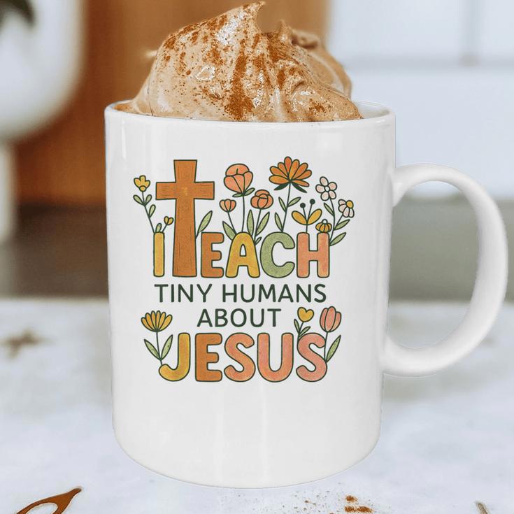 I Teach Tiny Humans About Jesus Christian Teacher Religious Graphic Print Coffee Mug, novelty gifts, funny gifts I Teach Tiny Humans About Jesus Christian Teacher Religious Graphic Print Coffee Mug, novelty gifts, funny gifts