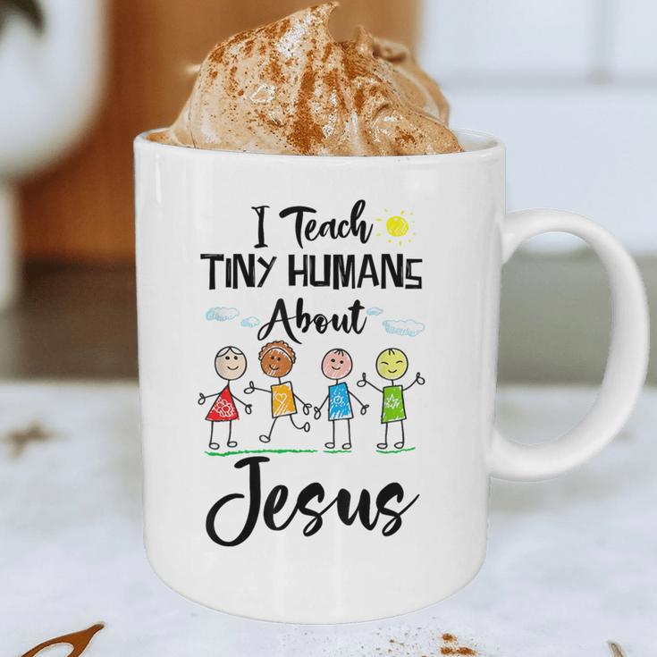 I Teach Tiny Humans About Jesus Sunday School Teacher Graphic Print Coffee Mug, novelty gifts, funny gifts I Teach Tiny Humans About Jesus Sunday School Teacher Graphic Print Coffee Mug, novelty gifts, funny gifts
