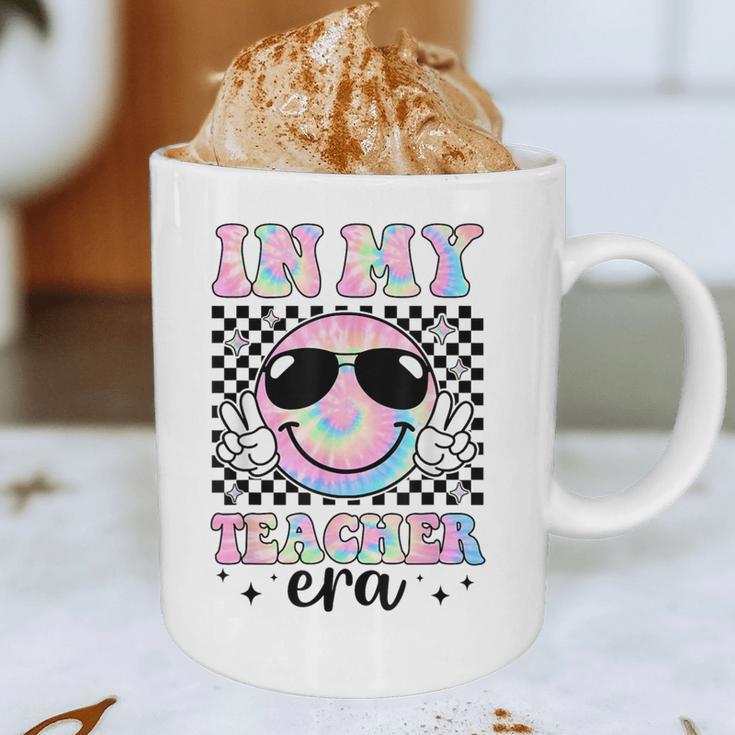 In My Teacher Era Groovy Tie Dye Back To School Cute Teacher Graphic Print Coffee Mug, novelty gifts, funny gifts In My Teacher Era Groovy Tie Dye Back To School Cute Teacher Graphic Print Coffee Mug, novelty gifts, funny gifts