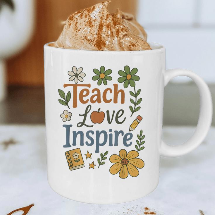 Teacher Inspire Love Graphic Print Coffee Mug, novelty gifts, funny gifts Teacher Inspire Love Graphic Print Coffee Mug, novelty gifts, funny gifts