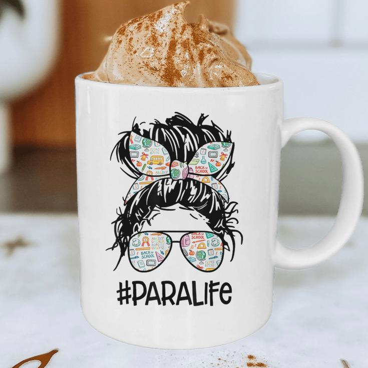 Teacher Para Life Tee Paraprofessional Cute Messy Bun Graphic Print Coffee Mug, novelty gifts, funny gifts Teacher Para Life Tee Paraprofessional Cute Messy Bun Graphic Print Coffee Mug, novelty gifts, funny gifts