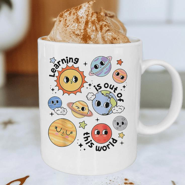 Teacher Space Science Learning Is Out Of World Solar System Graphic Print Coffee Mug, novelty gifts, funny gifts Teacher Space Science Learning Is Out Of World Solar System Graphic Print Coffee Mug, novelty gifts, funny gifts