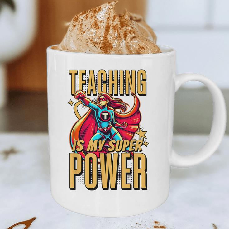 Teaching Is My Super Power Superhero Teacher Graphic Print Coffee Mug, novelty gifts, funny gifts Teaching Is My Super Power Superhero Teacher Graphic Print Coffee Mug, novelty gifts, funny gifts