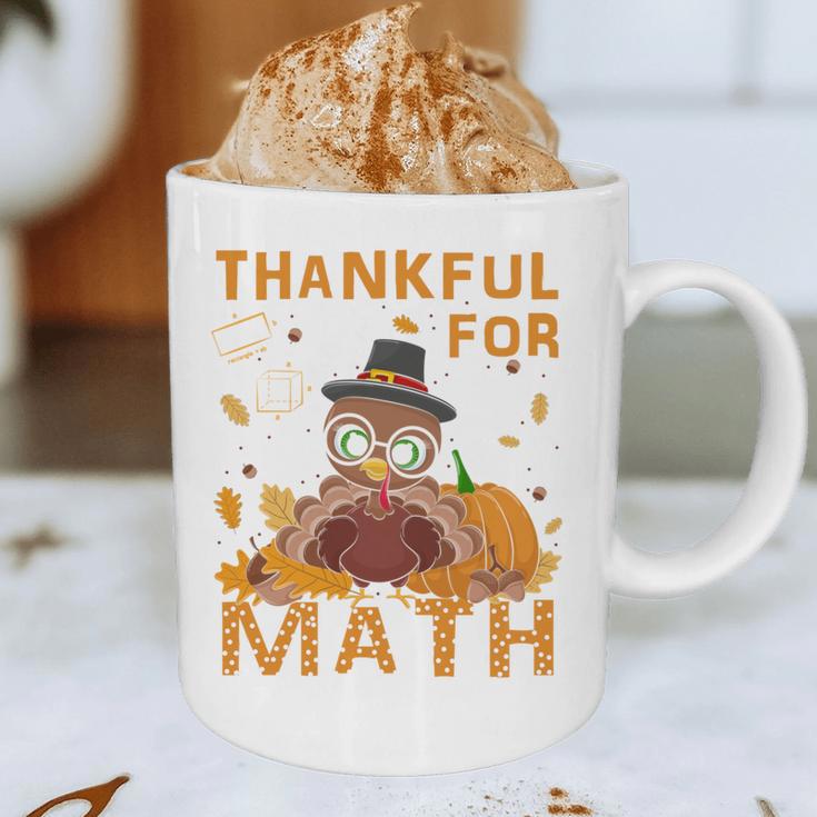 Thankful Math Turkey Teacher Happy Thanksgiving Graphic Print Coffee Mug, novelty gifts, funny gifts Thankful Math Turkey Teacher Happy Thanksgiving Graphic Print Coffee Mug, novelty gifts, funny gifts