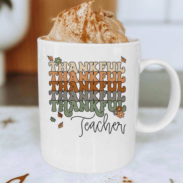 Thankful Teacher Thanksgiving Fall Pumpkin Turkey Graphic Print Coffee Mug, novelty gifts, funny gifts Thankful Teacher Thanksgiving Fall Pumpkin Turkey Graphic Print Coffee Mug, novelty gifts, funny gifts