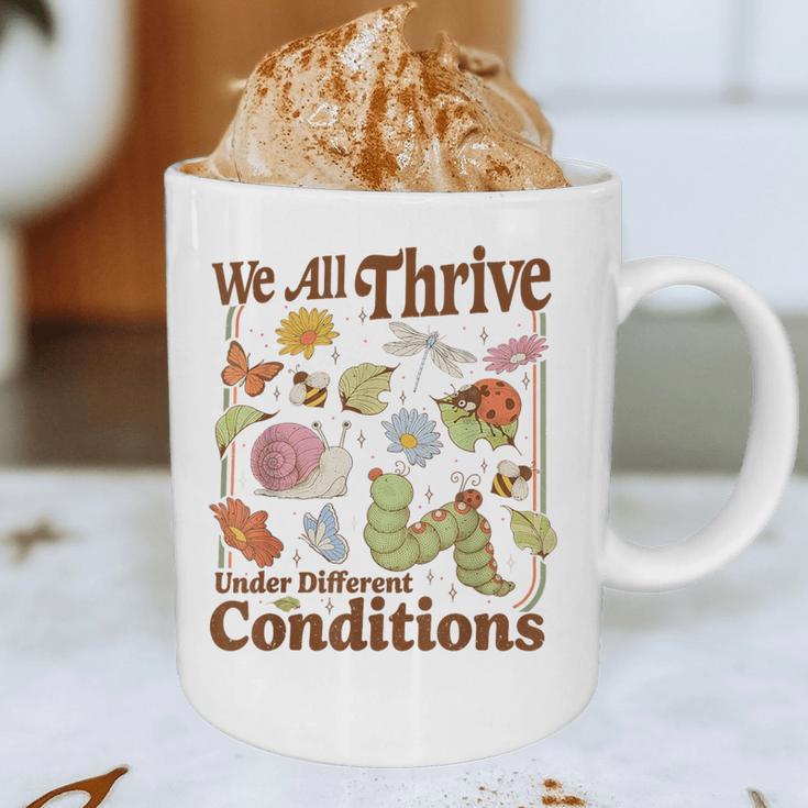 We All Thrive Under Different Conditions SPED Teacher Graphic Print Coffee Mug, novelty gifts, funny gifts We All Thrive Under Different Conditions SPED Teacher Graphic Print Coffee Mug, novelty gifts, funny gifts