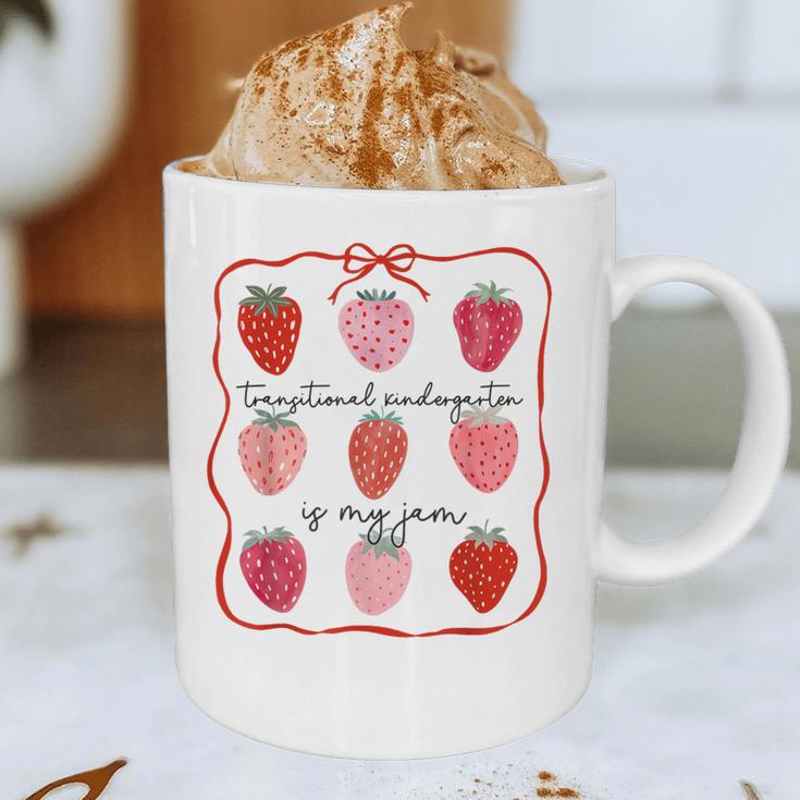 Transitional Kindergarten Is My Jam Strawberry TK Teacher Graphic Print Coffee Mug, novelty gifts, funny gifts Transitional Kindergarten Is My Jam Strawberry TK Teacher Graphic Print Coffee Mug, novelty gifts, funny gifts