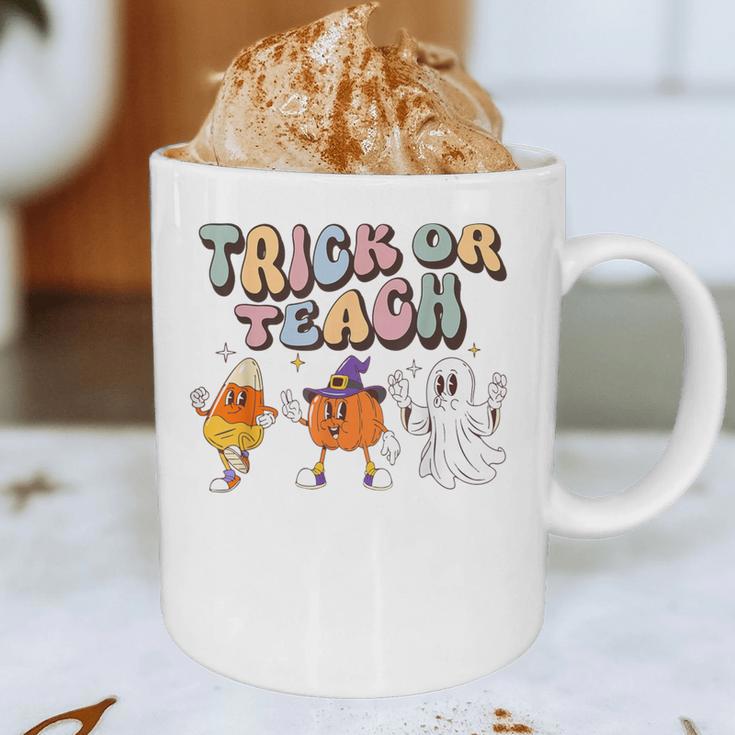Trick Or Teach Candy Corn Pumpkin Ghost Teacher Graphic Print Coffee Mug, novelty gifts, funny gifts Trick Or Teach Candy Corn Pumpkin Ghost Teacher Graphic Print Coffee Mug, novelty gifts, funny gifts