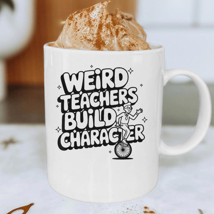 Weird Teachers Build Character School Pun Graphic Print Coffee Mug, novelty gifts, funny gifts Weird Teachers Build Character School Pun Graphic Print Coffee Mug, novelty gifts, funny gifts