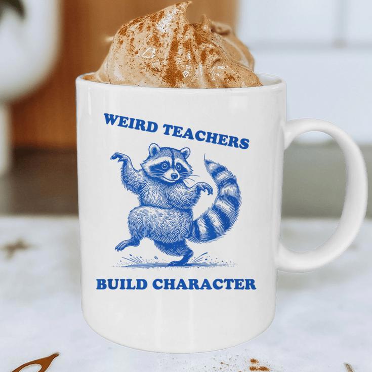Weird Teachers Build Character Shirt Raccoon Dancing Graphic Print Coffee Mug, novelty gifts, funny gifts Weird Teachers Build Character Shirt Raccoon Dancing Graphic Print Coffee Mug, novelty gifts, funny gifts