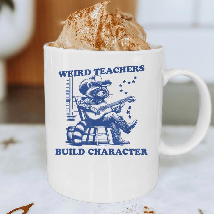 Weird Teachers Build Character Shirt Raccoon Teacher Graphic Print Coffee Mug, novelty gifts, funny gifts Weird Teachers Build Character Shirt Raccoon Teacher Graphic Print Coffee Mug, novelty gifts, funny gifts