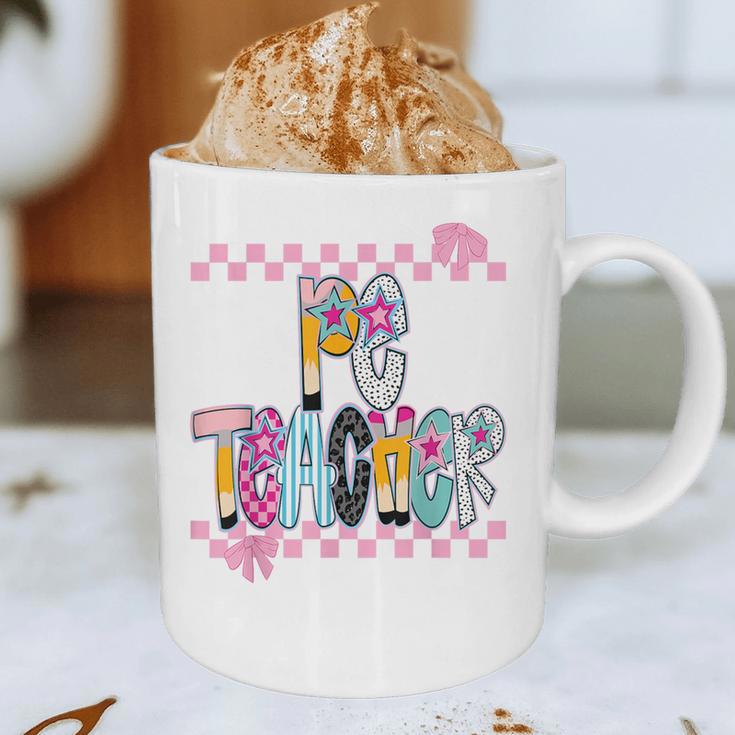 Women PE Teacher Back To School Physical Education Teacher Graphic Print Coffee Mug, novelty gifts, funny gifts
