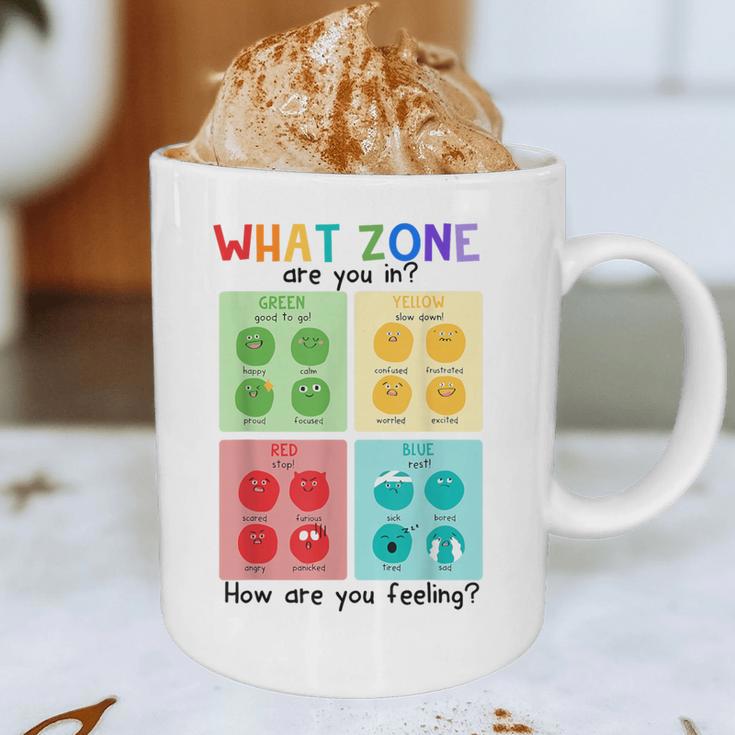 What Zone Are You In How Are You Feeling Teacher Graphic Print Coffee Mug, novelty gifts, funny gifts What Zone Are You In How Are You Feeling Teacher Graphic Print Coffee Mug, novelty gifts, funny gifts