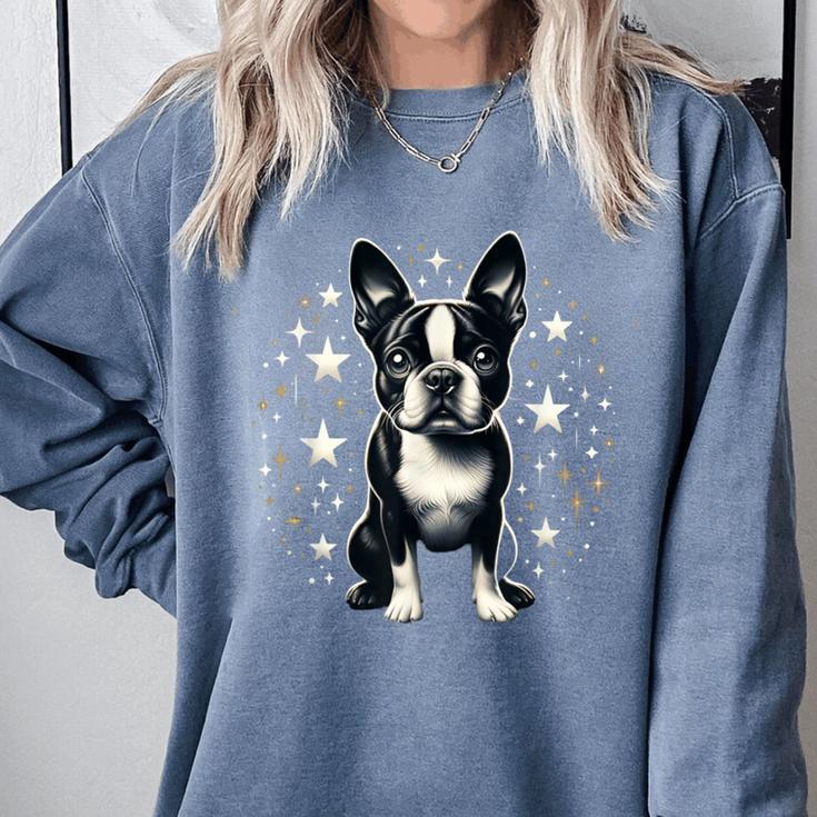 Dog Boston Terrier For Men Women Comfort Colors Sweatshirt