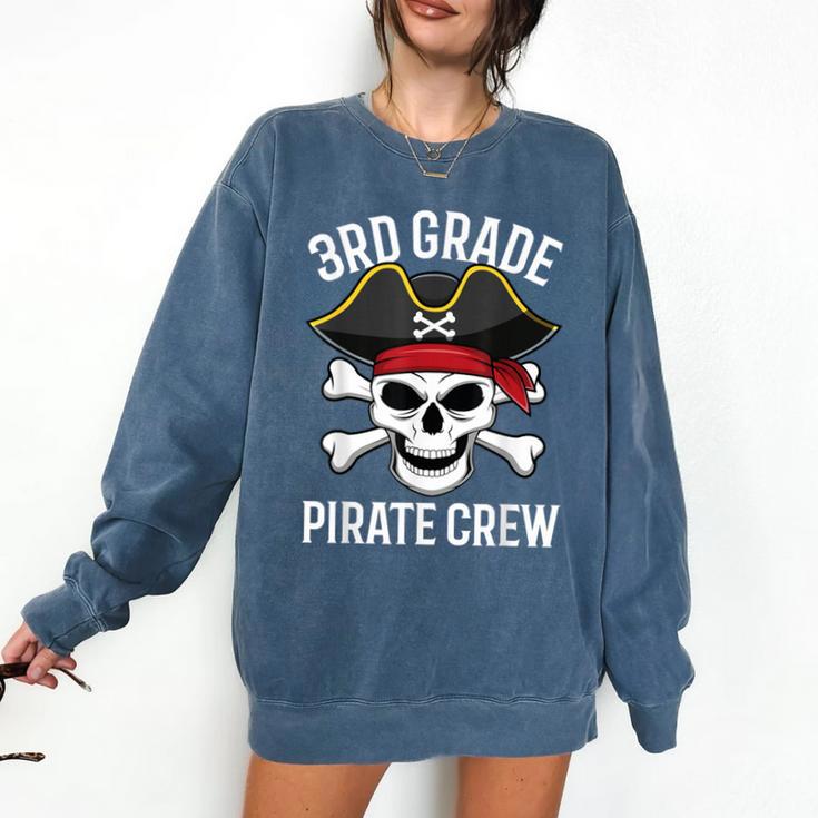 3rd Grade Pirate Crew Halloween Costume Student Teacher Comfort Colors Sweatshirt
