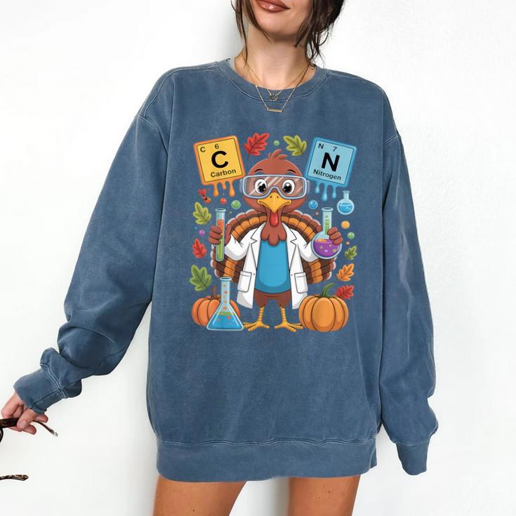 67 Chemistry Science Teacher Periodic Table Thanksgiving Comfort Colors Sweatshirt