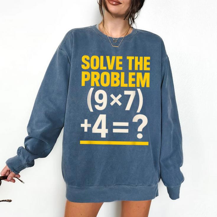 67 Meme Math Teacher School 6-7 Brain Rot Six Seven Comfort Colors Sweatshirt
