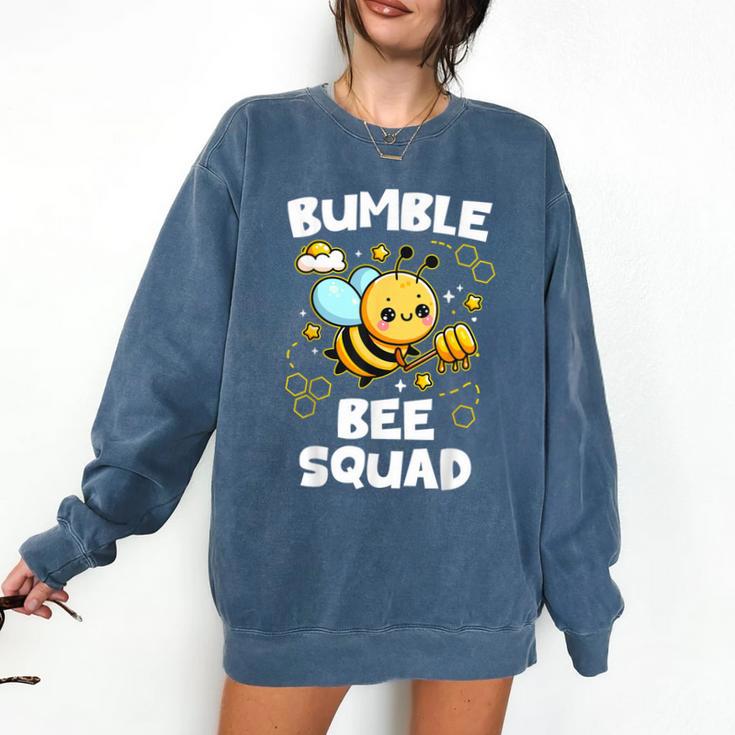 Bumble Bee Squad Honey Bumblebee Teacher Team Group Comfort Colors Sweatshirt