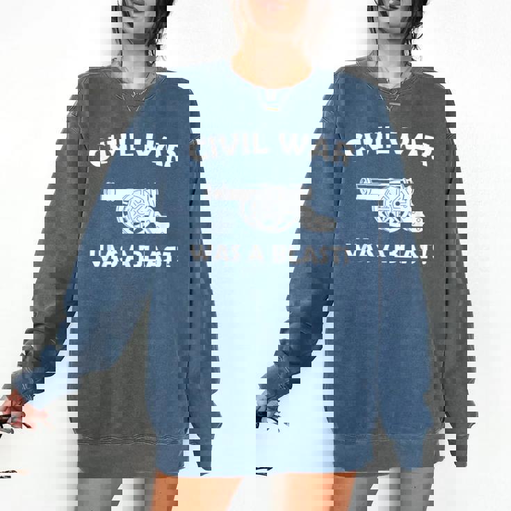 Civil War It Was A Blast History Teacher T-Shirt Comfort Colors Sweatshirt