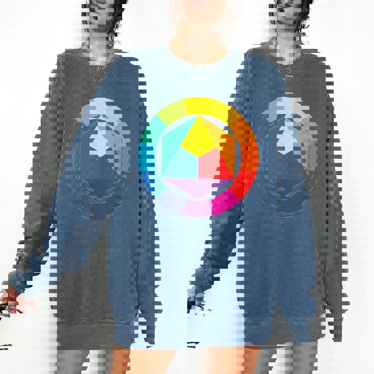 Color Wheel Palette Shirt Artist Painter Art Teacher Tshirt Comfort Colors Sweatshirt