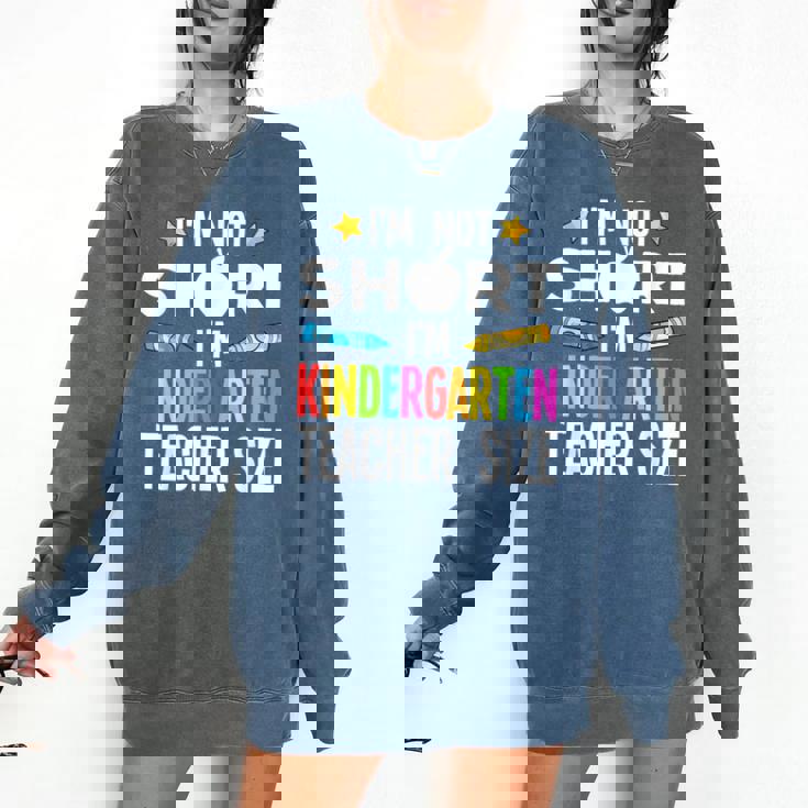 Cool Kindergarten Teacher Art For Men Women Preschool Kinder Comfort Colors Sweatshirt