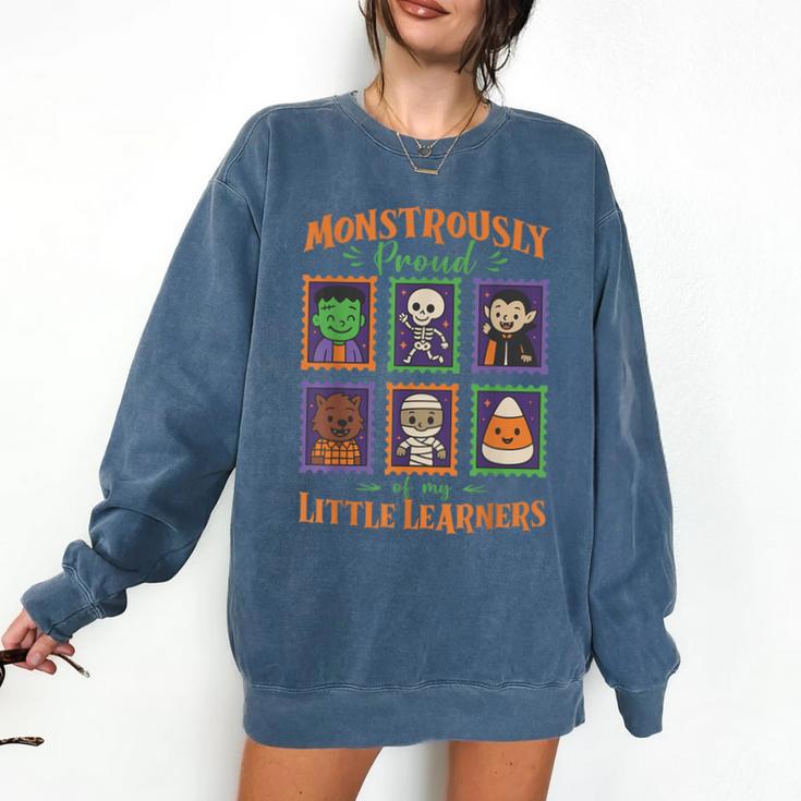 Cute Halloween Teacher Comfort Colors Sweatshirt