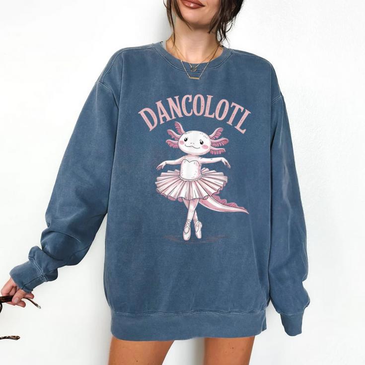 Dancolotl Ballerina Axolotl Ballet Dance Teacher Comfort Colors Sweatshirt