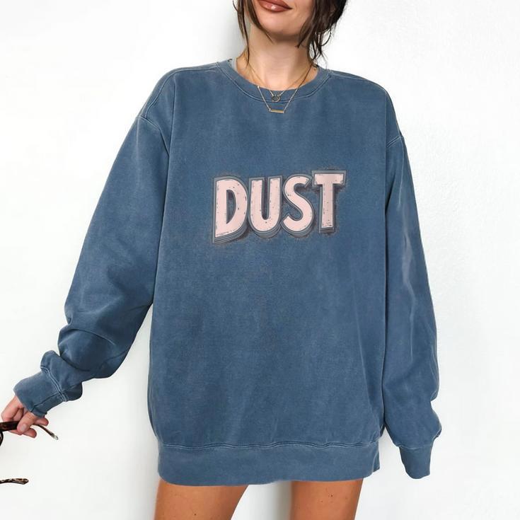 Dust Bunny Halloween Pun Costume Easy Lazy Teacher Comfort Colors Sweatshirt