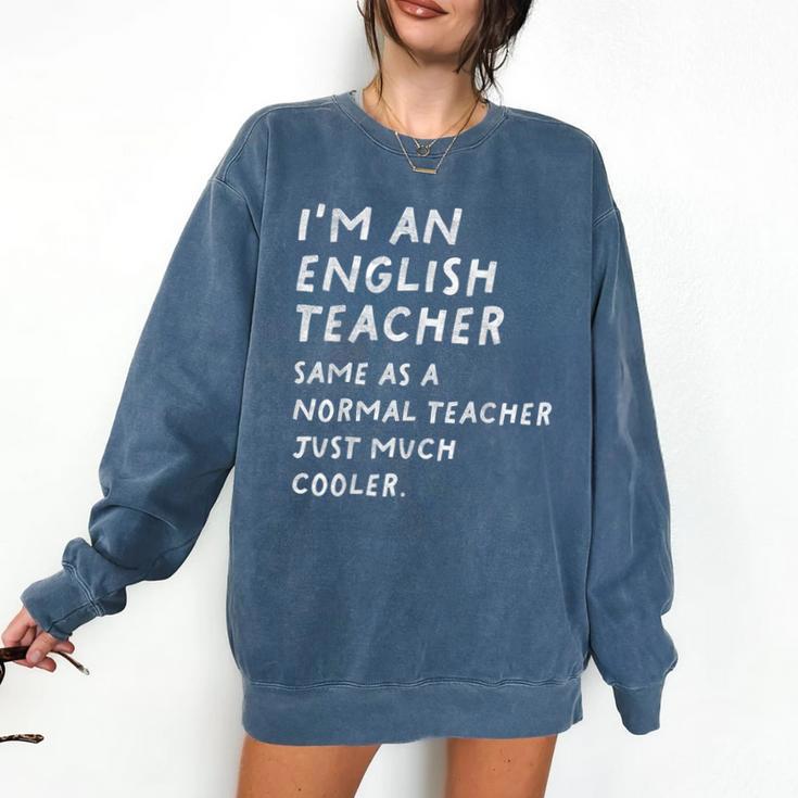 English Teacher Definition Comfort Colors Sweatshirt